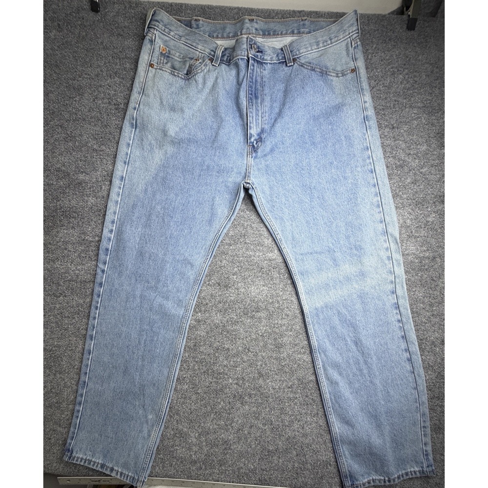 Vintage Levi's 505 Mens 42x32 Jeans Regular Fit Straight Leg Mid-Rise Cowboy Y2K